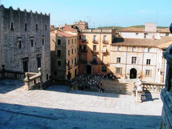 Placa Catedral from top of Catedral Staircase